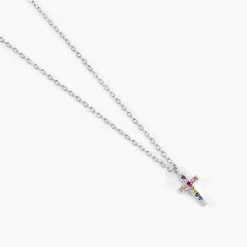 Collier Haïvy Argent Blanc Oxyde De Zirconium