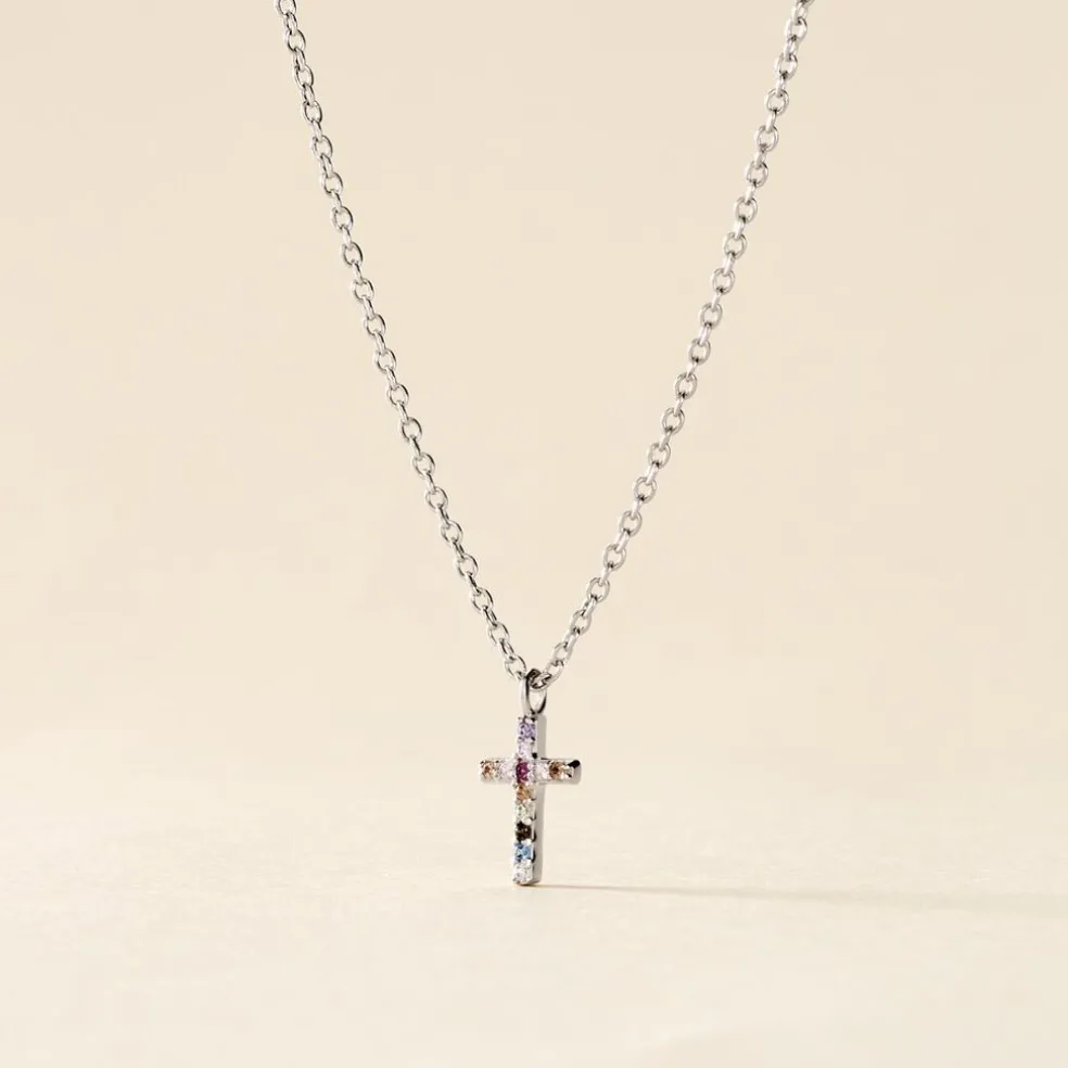 Collier Haïvy Argent Blanc Oxyde De Zirconium