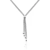 Collier Haziza Argent Blanc