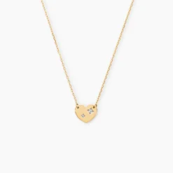 Collier Headley Or Jaune Diamant