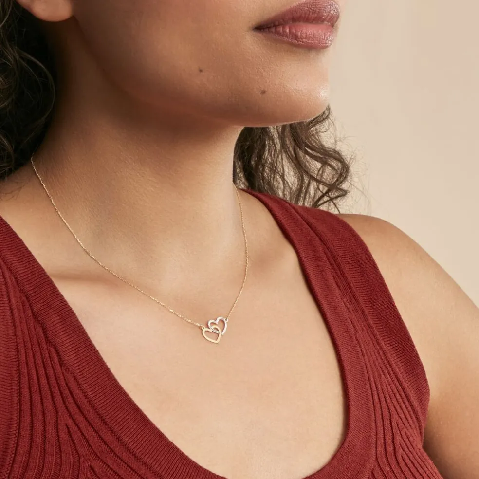 Collier Hedley Or Bicolore