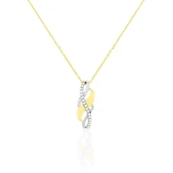 Collier Helene Or Bicolore Diamant
