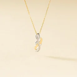 Collier Helene Or Bicolore Diamant