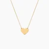 Collier Helenia Coeur Gravable Or Jaune