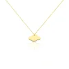 Collier Helenia Nuage Gravable Or Jaune