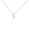 Collier Helvi Argent Blanc