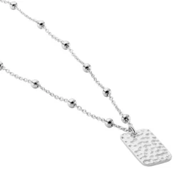 Collier Helvi Argent Blanc