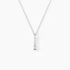 Collier Henriet Argent Blanc Oxyde De Zirconium