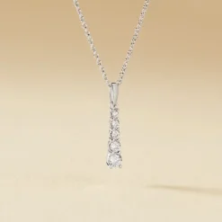 Collier Henriet Argent Blanc Oxyde De Zirconium