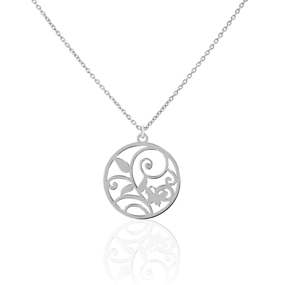 Collier Hita Argent Blanc