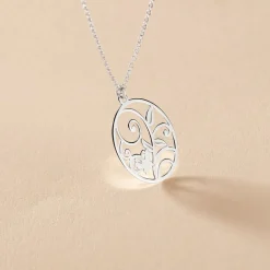 Collier Hita Argent Blanc