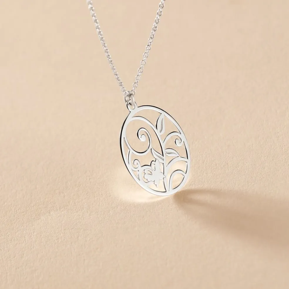 Collier Hita Argent Blanc