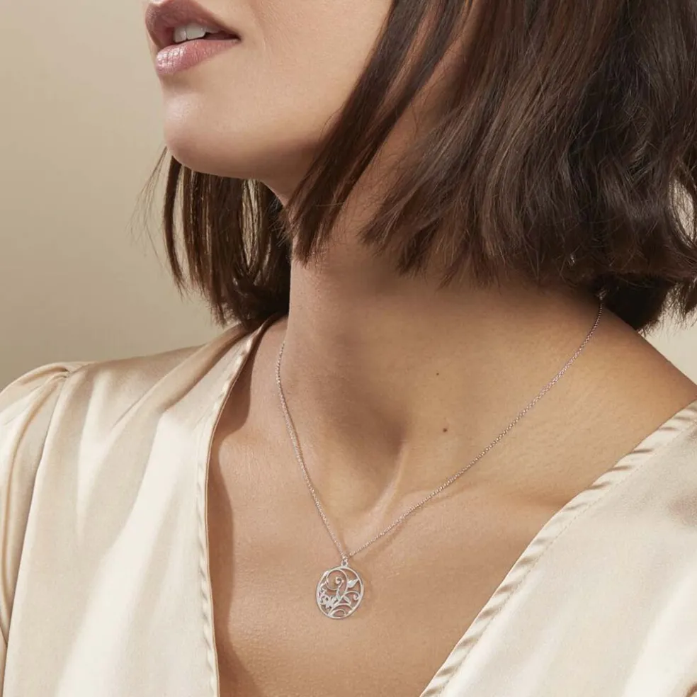 Collier Hita Argent Blanc