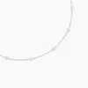 Collier Hope Argent Blanc