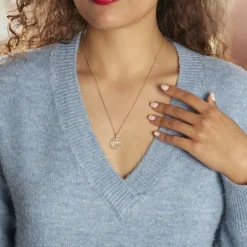 Collier Iago Plaqué Or Oxydes De Zirconium