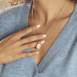 Collier Iago Plaqué Or Oxydes De Zirconium