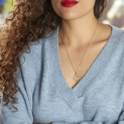 Collier Iago Plaqué Or Oxydes De Zirconium