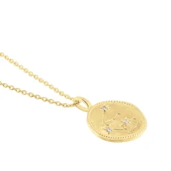 Collier Iago Plaqué Or Oxydes De Zirconium