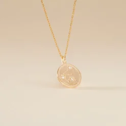 Collier Iago Plaqué Or Oxydes De Zirconium