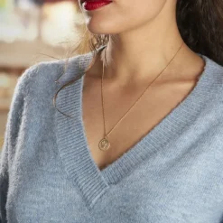 Collier Iago Plaqué Or Oxydes De Zirconium