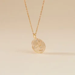 Collier Iago Plaqué Or Oxydes De Zirconium