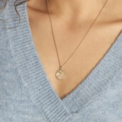 Collier Iago Plaqué Or Oxydes De Zirconium