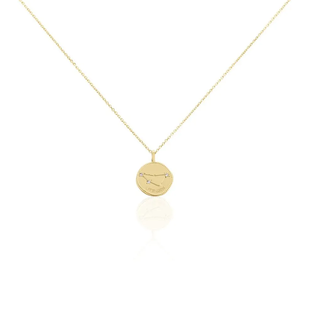 Collier Iago Plaqué Or Oxydes De Zirconium