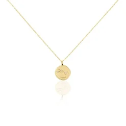 Collier Iago Plaqué Or Oxydes De Zirconium