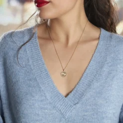 Collier Iago Plaqué Or Oxydes De Zirconium