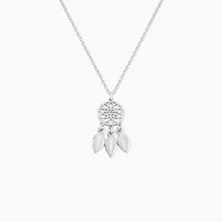 Collier Ida Argent Blanc