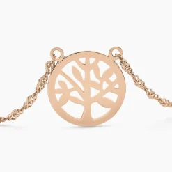 Collier Ieva Argent Rose