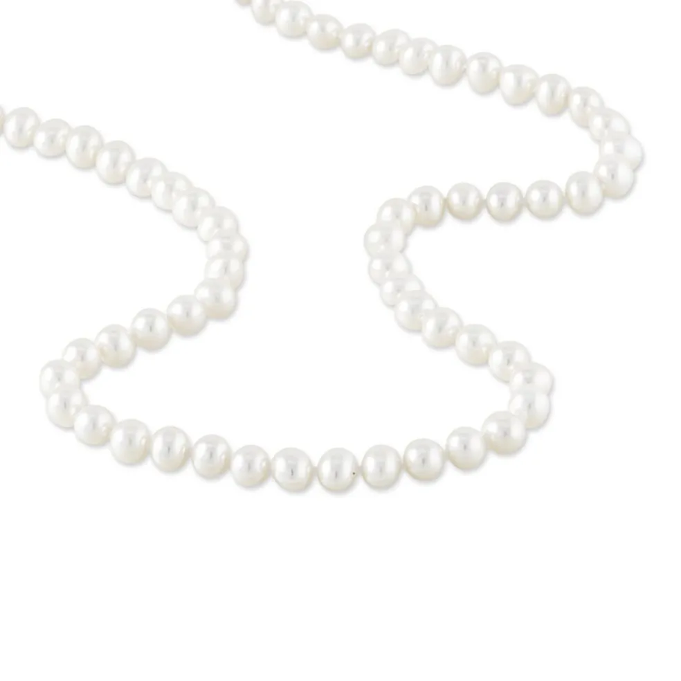 Collier Ikbal Or Jaune Perle De Culture