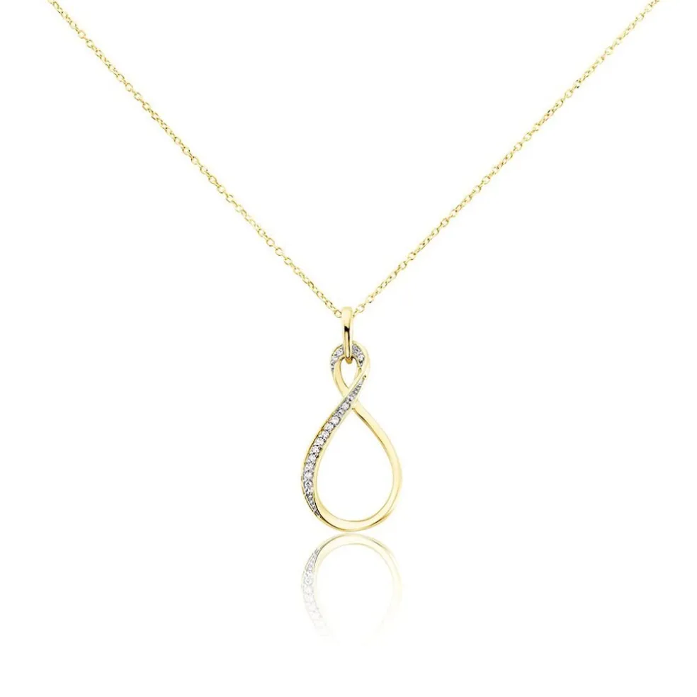 Collier Ilan Or Jaune Diamant