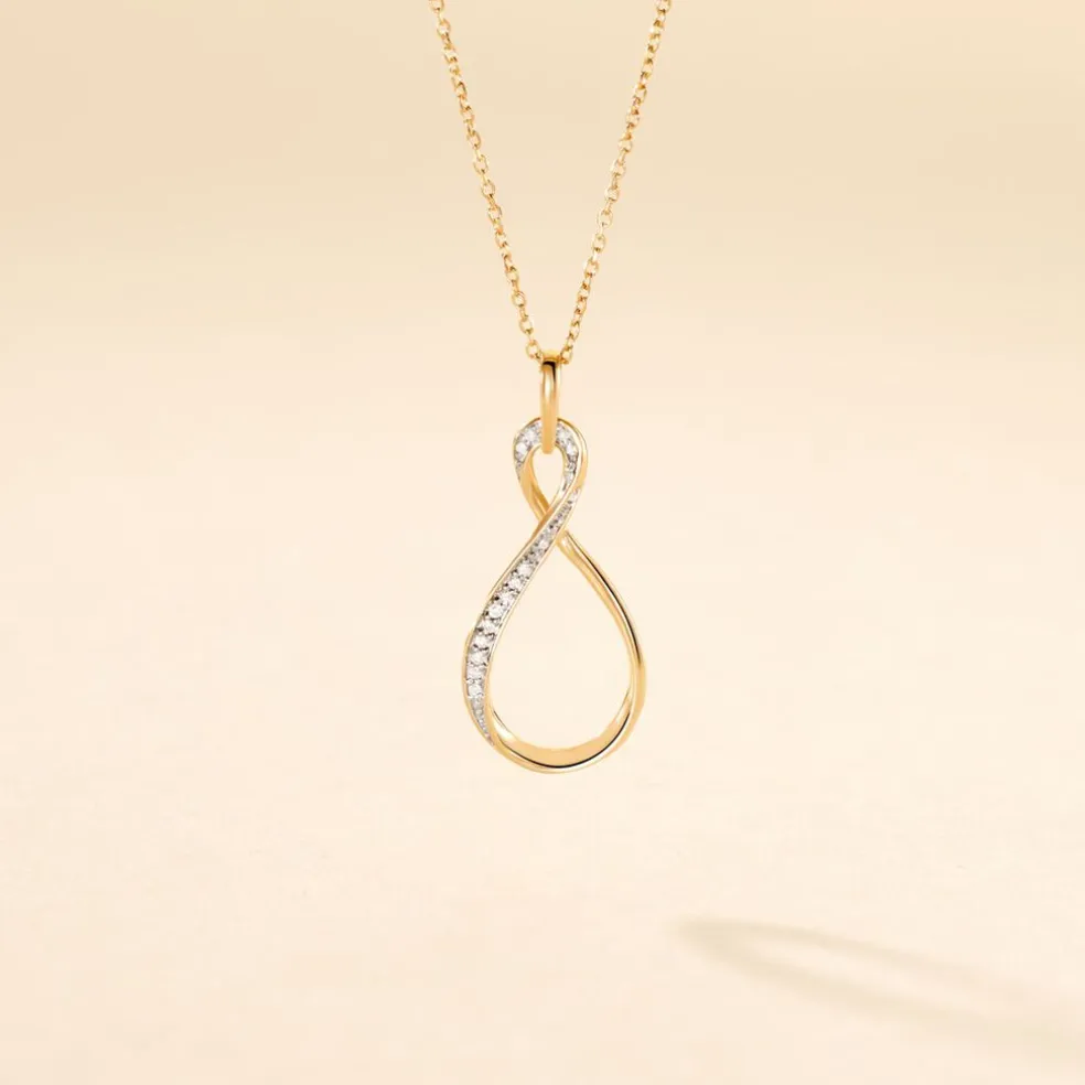 Collier Ilan Or Jaune Diamant
