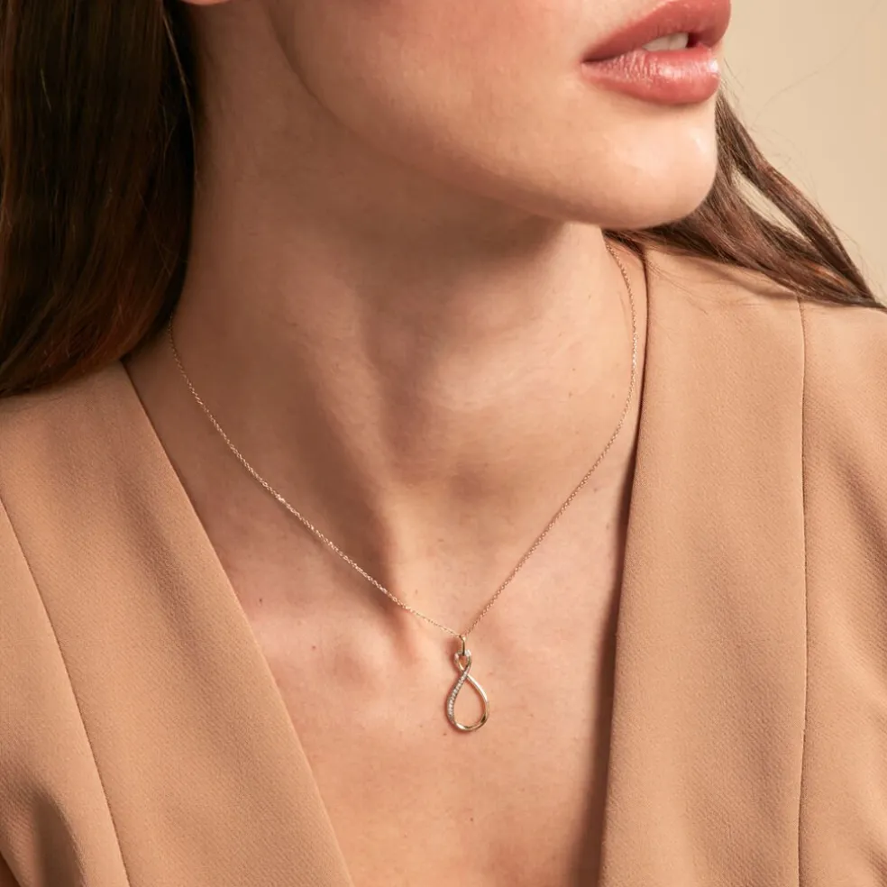 Collier Ilan Or Jaune Diamant