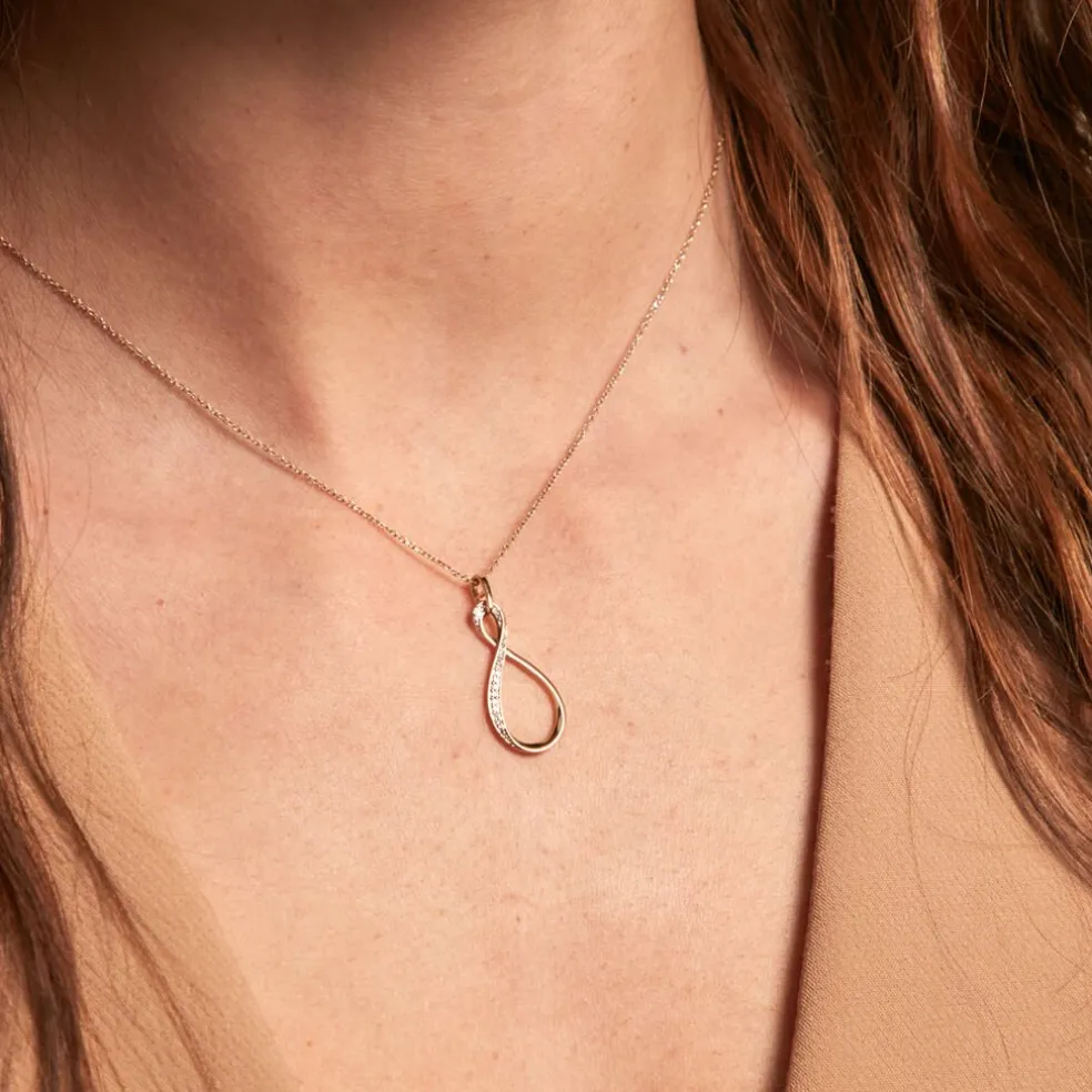 Collier Ilan Or Jaune Diamant