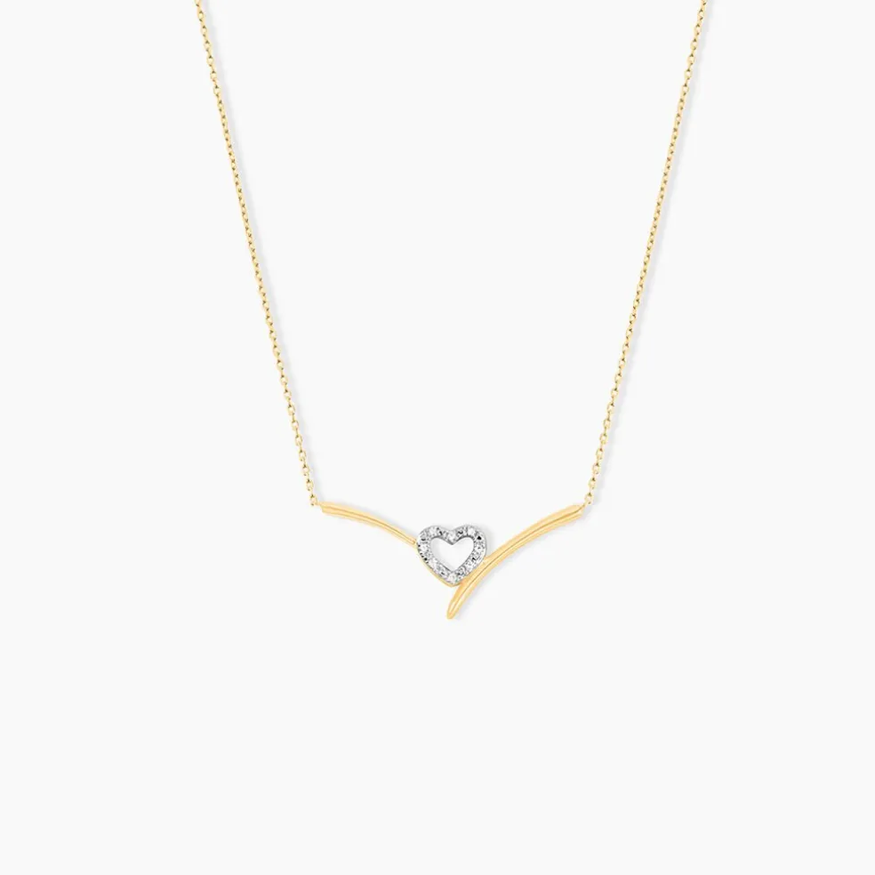 Collier Ilsabe Or Jaune Diamant