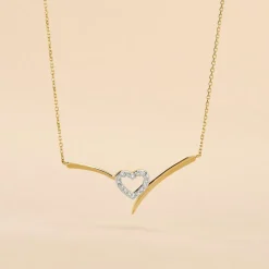 Collier Ilsabe Or Jaune Diamant