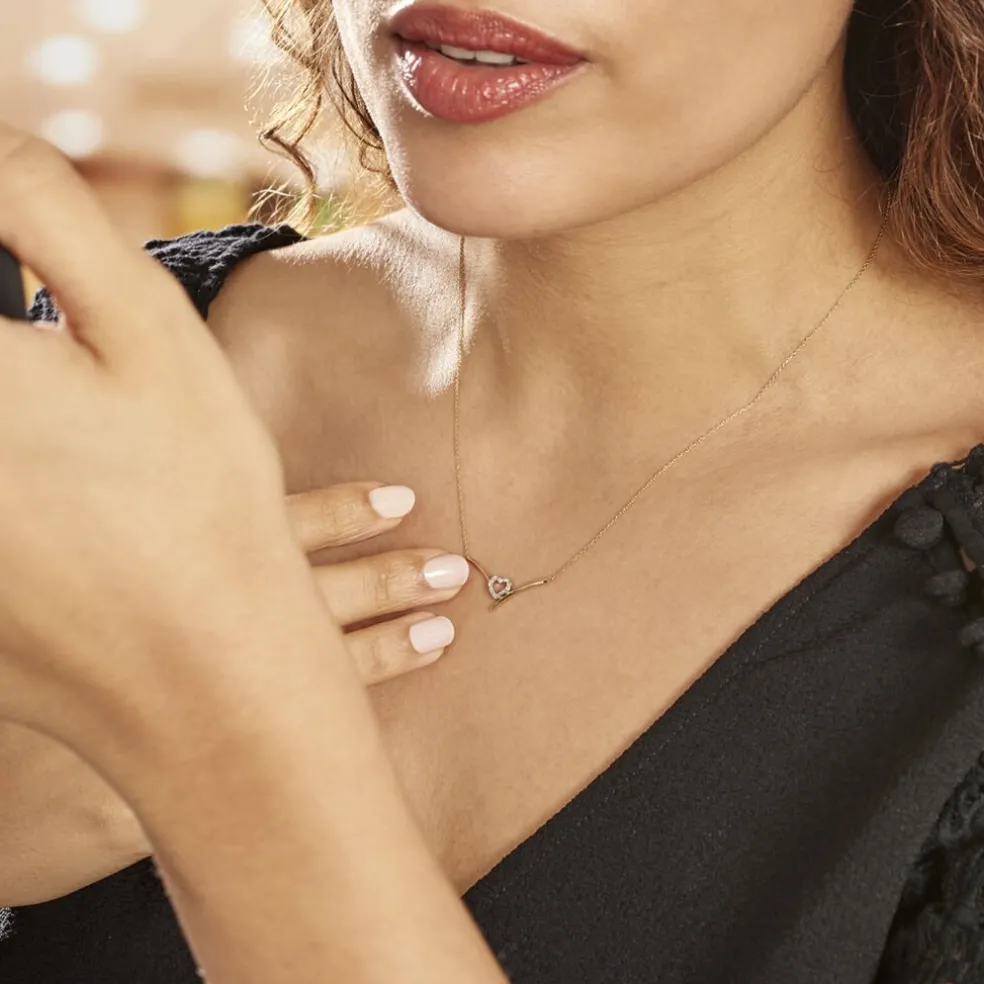 Collier Ilsabe Or Jaune Diamant