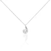 Collier Indian Drop Argent Blanc Oxyde De Zirconium