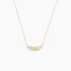 Collier Infinite Love Or Jaune Diamant