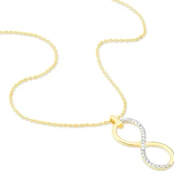 Collier Infino Or Jaune Diamant