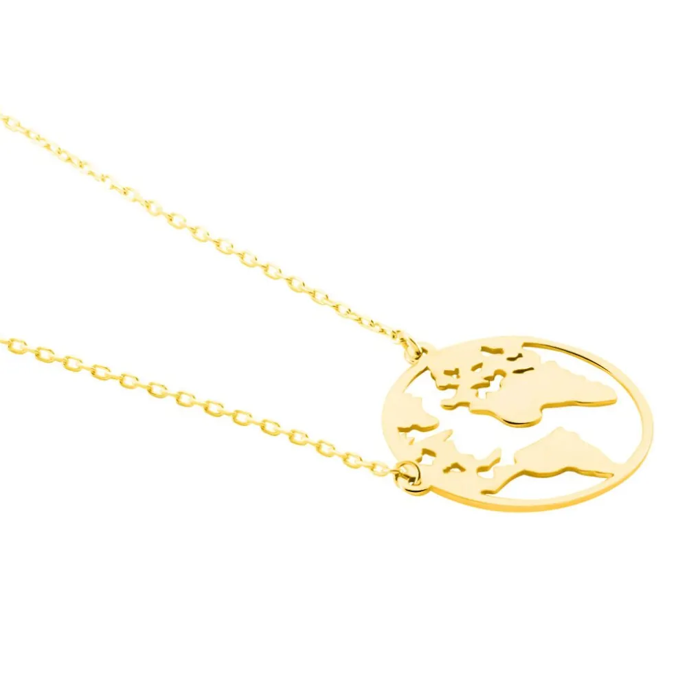 Collier Ingrida Or Jaune