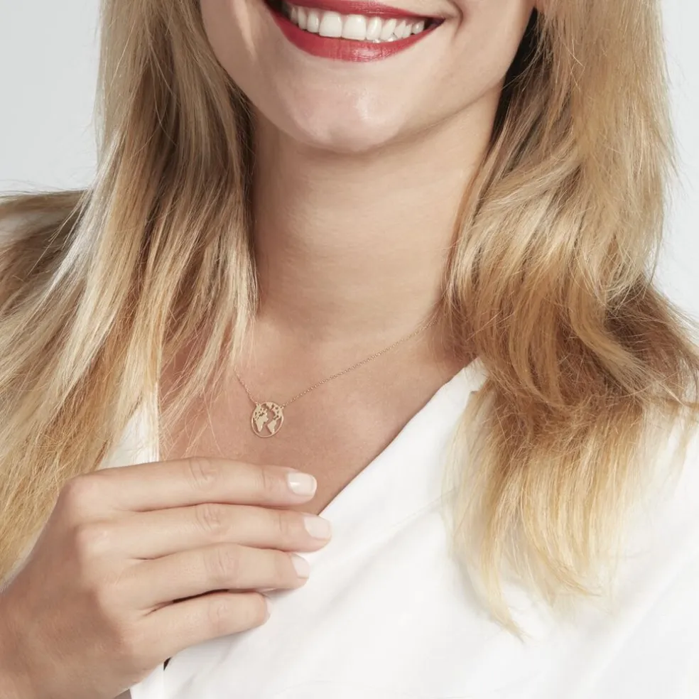 Collier Ingrida Or Jaune