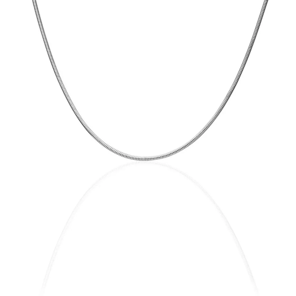 Collier Iroise Argent Blanc