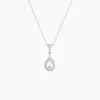 Collier Istanbul Argent Blanc Oxyde De Zirconium