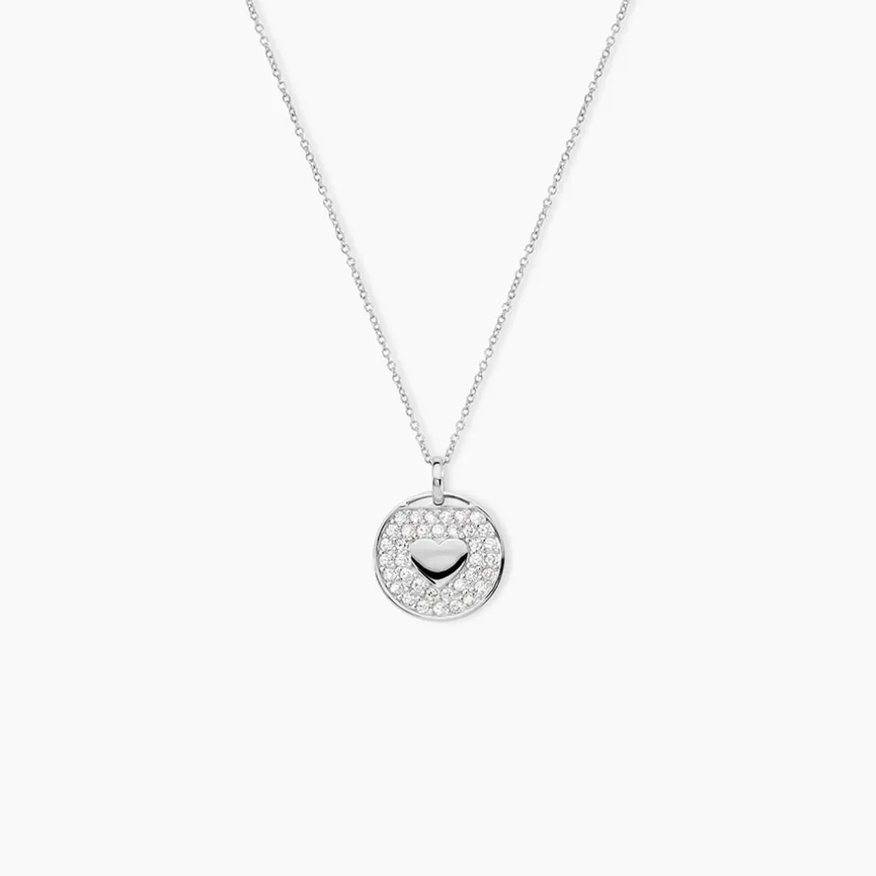 Collier Ivany Argent Blanc Oxyde De Zirconium
