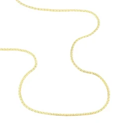 Collier Ivy Maille Haricot Or Jaune