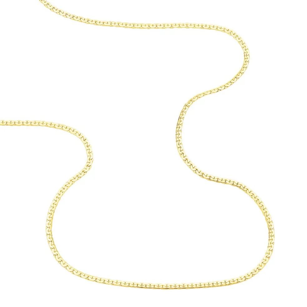 Collier Ivy Maille Haricot Or Jaune
