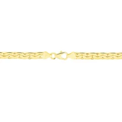 Collier Ivy Maille Haricot Or Jaune